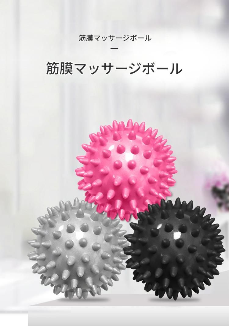筋膜ローラー 鑽石型突起ポイント付き細いタイプ筋膜ローラー