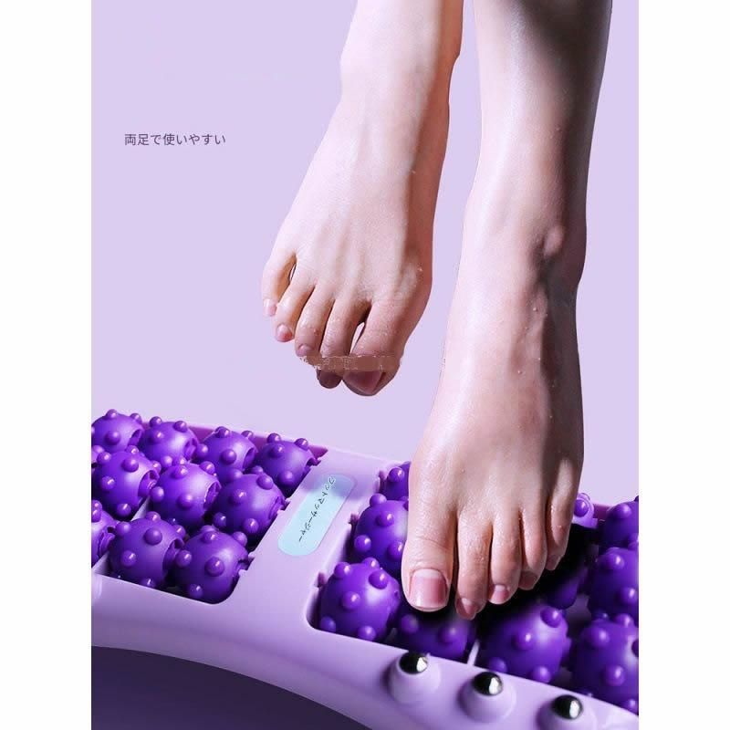 筋膜ローラー 足裏専用二十四球磁石搭載柔らか按摩器