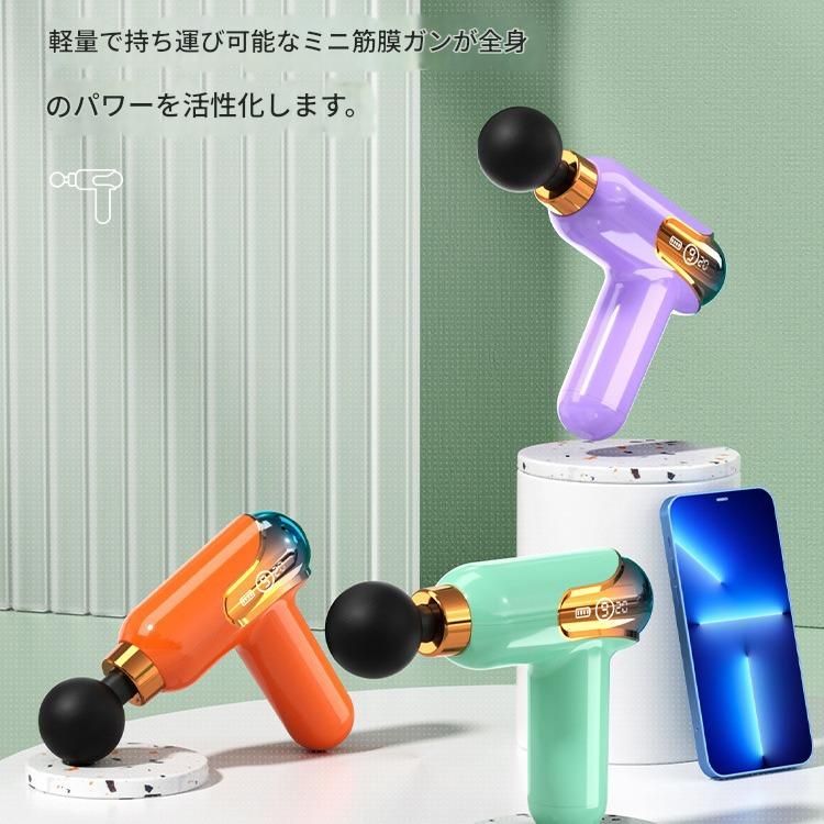筋膜ローラー 小型電動筋膜ローラー全身対応振動式軽量モデル
