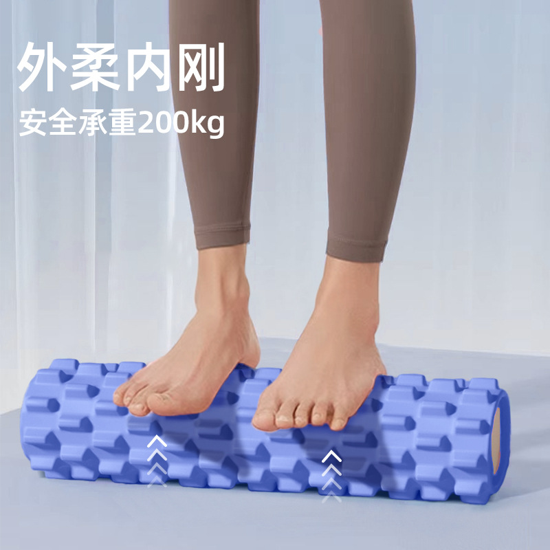 筋膜ローラー 三点式突起型筋膜ローラー長い三合一按摩套装