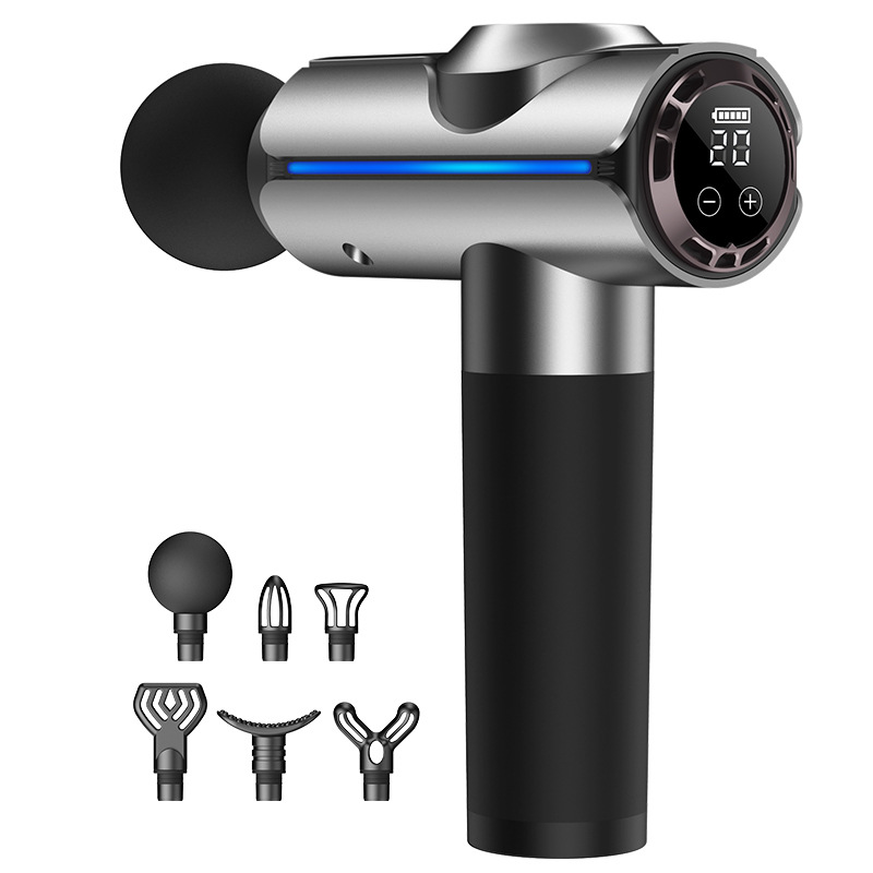 筋膜ローラー 液晶画面搭載電動筋膜ローラー六種ヘッド付き