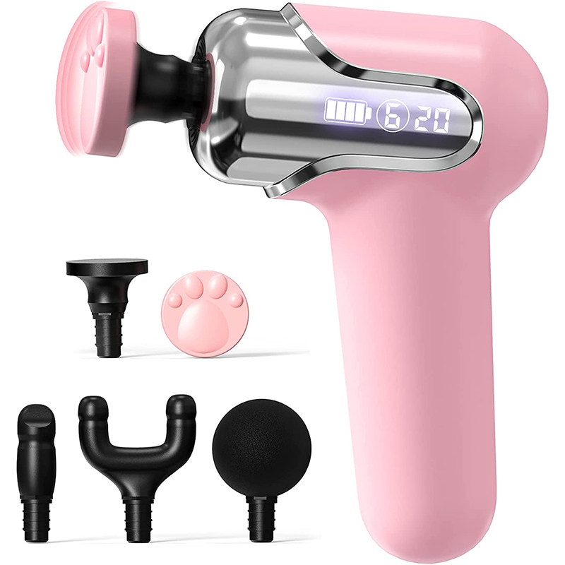 筋膜ローラー 電動筋膜ガン五種類アタッチメント付き本格ケア