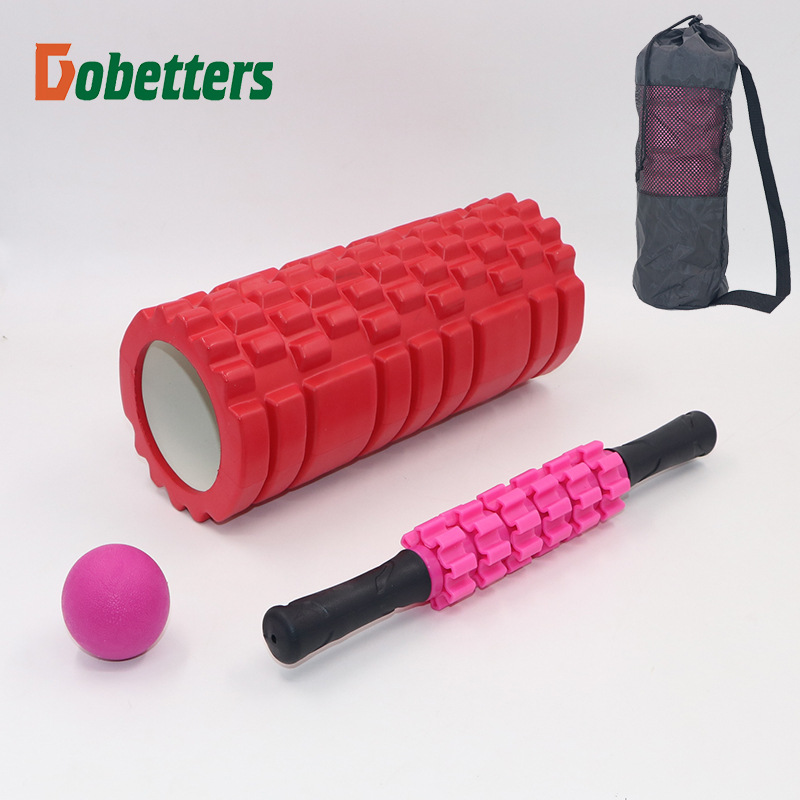 筋膜ローラー 六点セット筋膜ケアスティック付き充実トレーニングセット