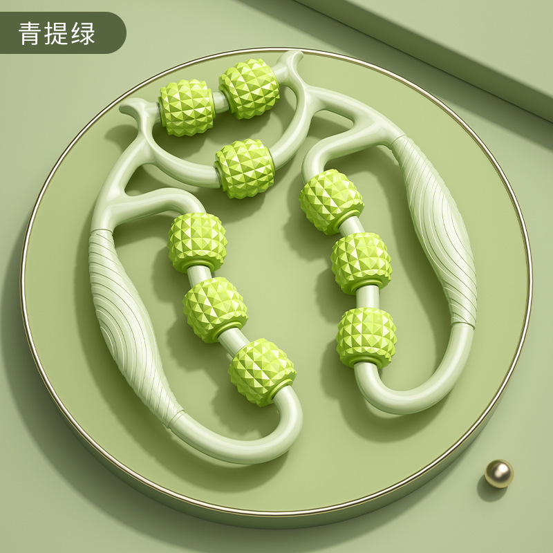 筋膜ローラー 九連玉突起付き細い筋膜ローラー脚部専用