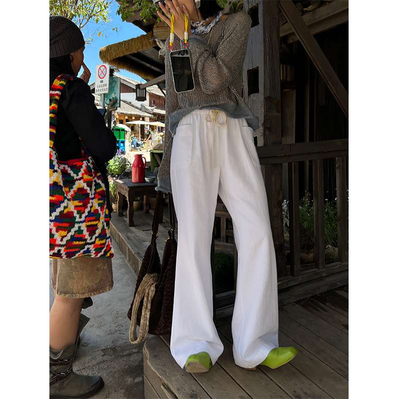 キレイめファッション  ハイウエストワイドパンツ