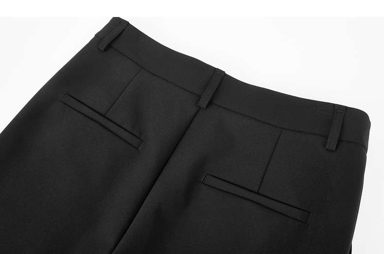 キレイめファッション  フレアスリットパンツ
