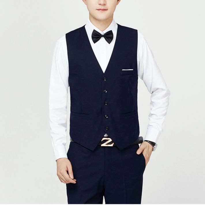フォーマルスーツ 紳士用フォーマル三点セット ベスト・パンツ・蝶ネクタイ メンズ