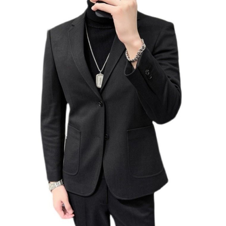 フォーマルスーツ 二つボタンスリムフィットテーラードジャケット