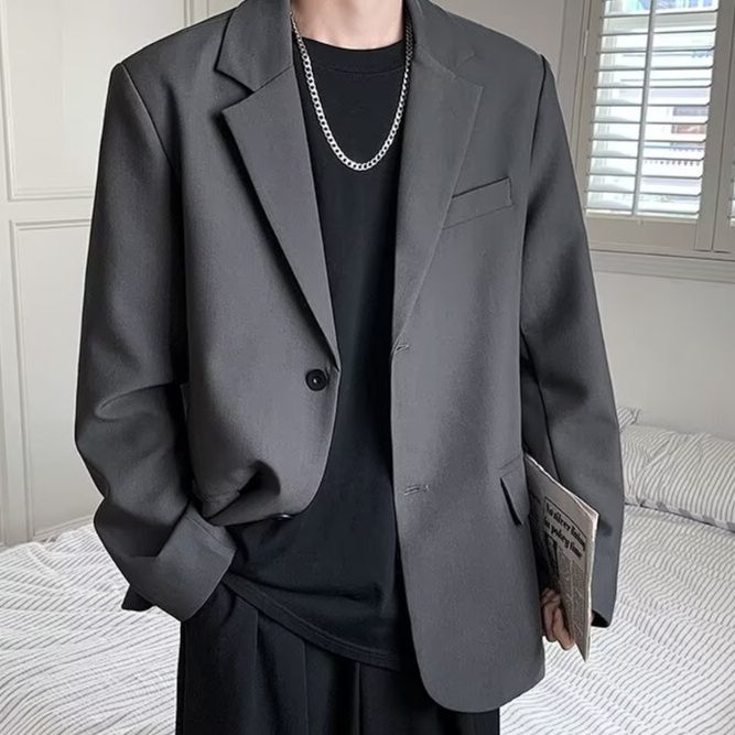 フォーマルスーツ 定番シングルボタン仕立てのテーラードジャケット