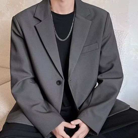 フォーマルスーツ 定番シングルボタン仕立てのテーラードジャケット