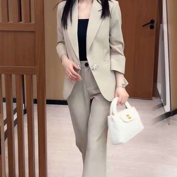 フォーマルスーツ エレガントオフィスパンツスーツ