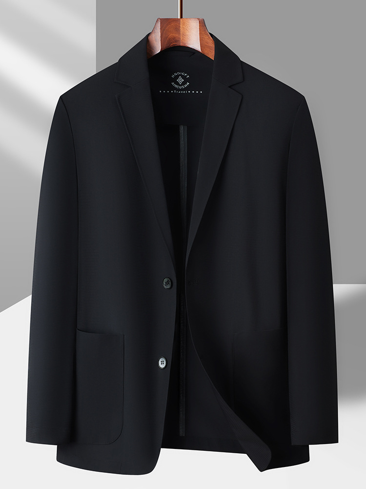 フォーマルスーツ 上質な無地生地のテーラード二つ釦ジャケット