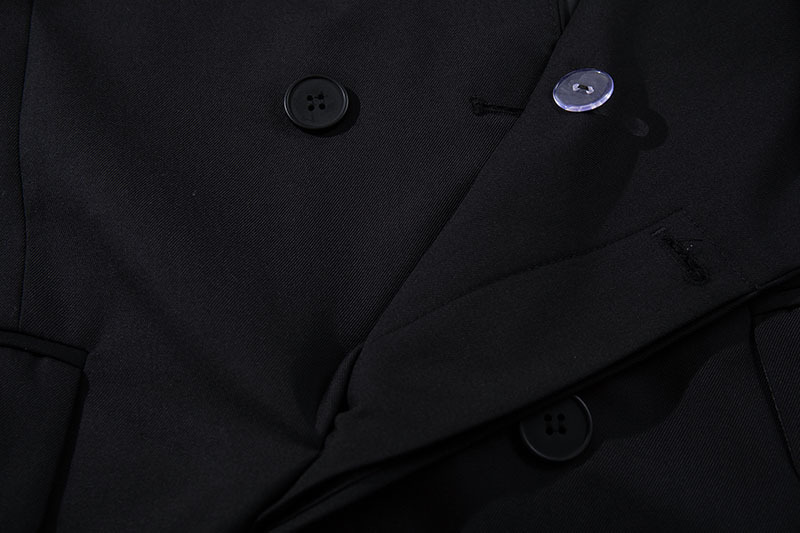 フォーマルスーツ メンズ ダブルブレスト テーラードジャケット フォーマル 黒