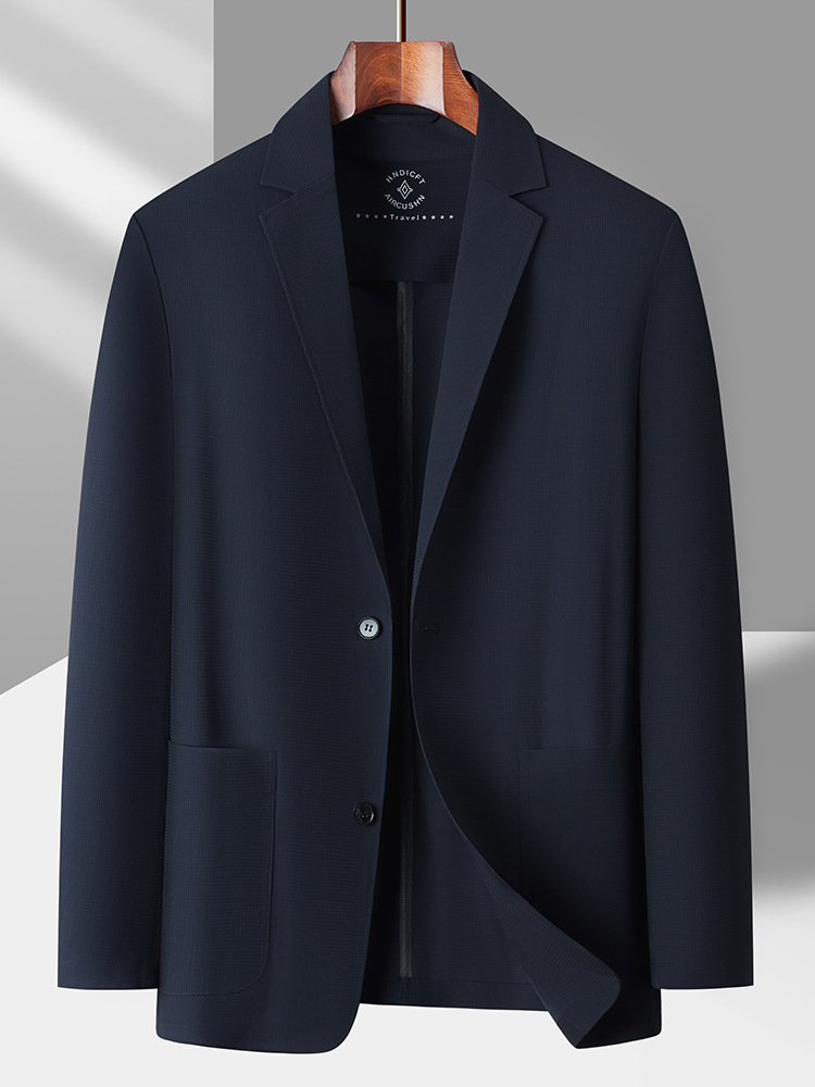 フォーマルスーツ 上質な無地生地のテーラード二つ釦ジャケット