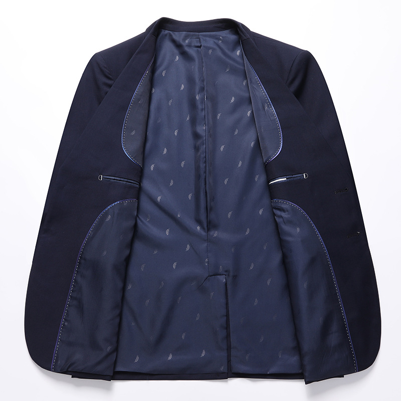 フォーマルスーツ 三つ揃えベスト付き正統派ビジネスジャケット