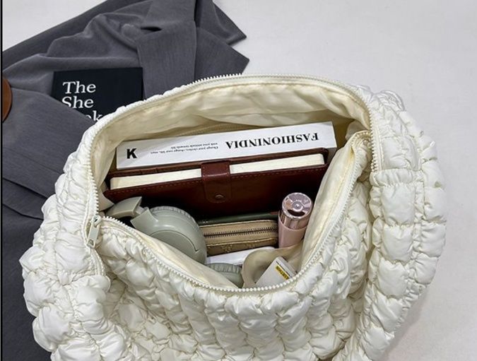 キルティングバッグ ふんわりキルティングボストンバッグ