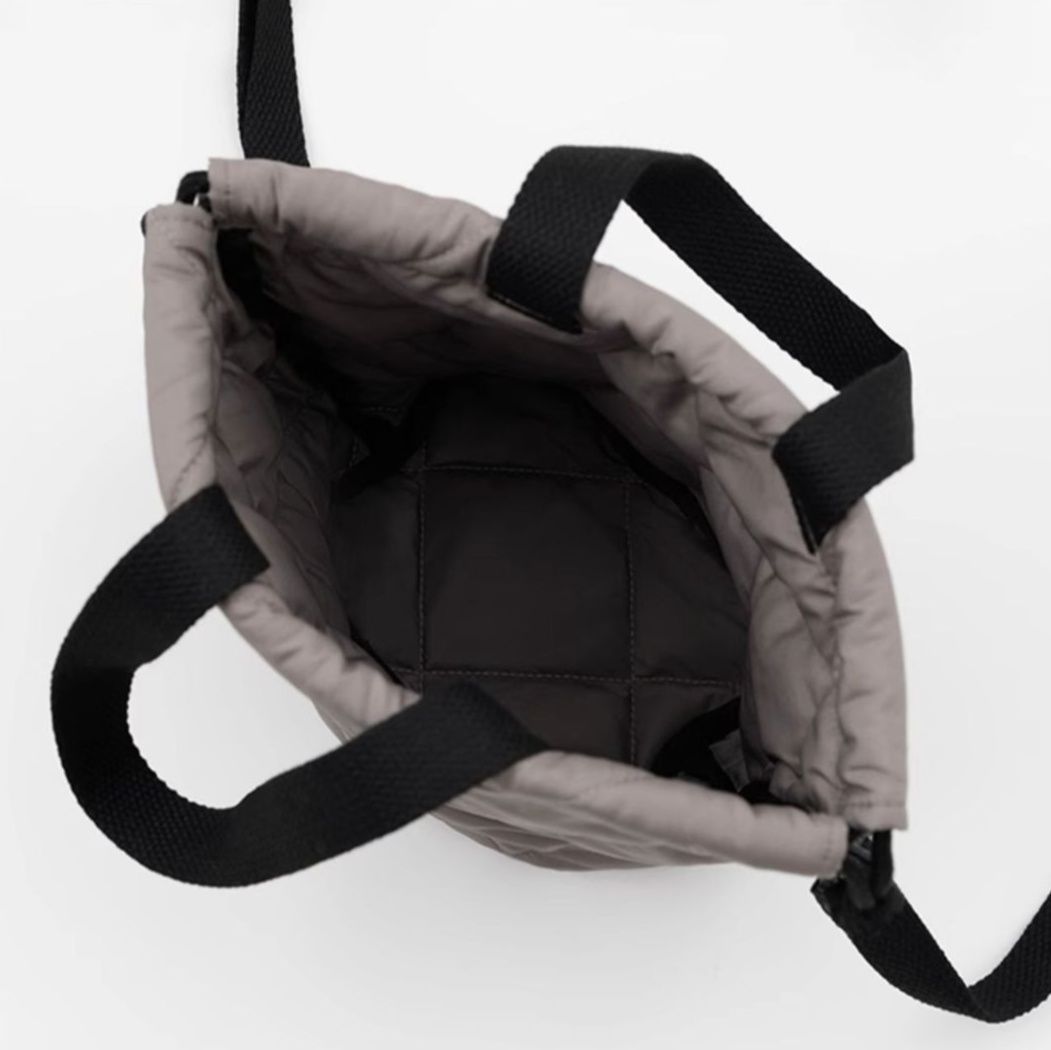 キルティングバッグ キルティング巾着ショルダーバッグ二way仕様