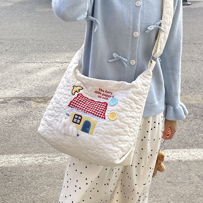 キルティングバッグ くまちゃんキルティングショルダー