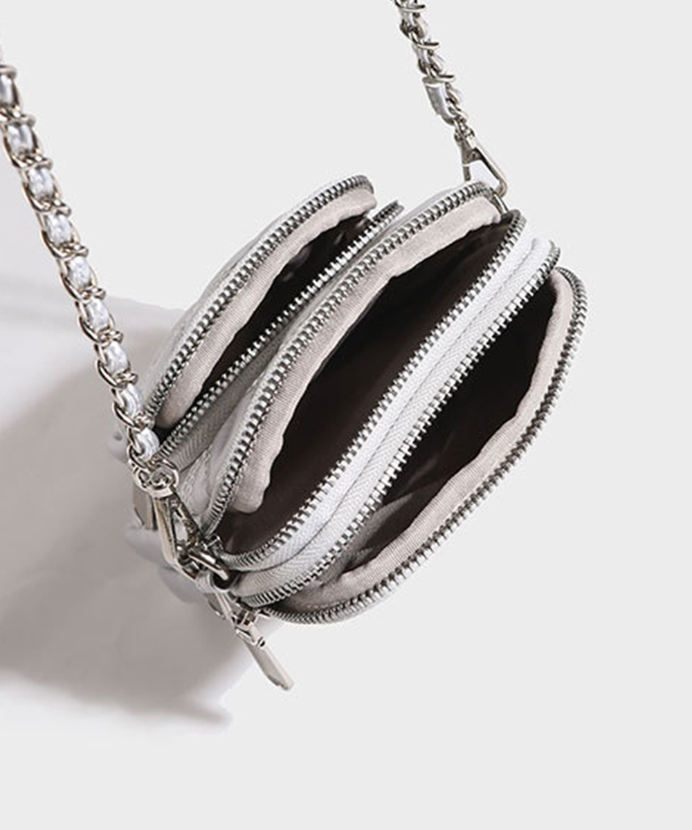 キルティングバッグ ミニ チェーンバッグ 斜め掛け