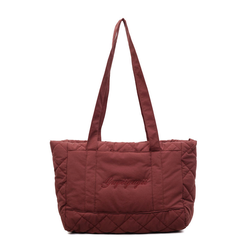 キルティングバッグ 大容量キルティングトートバッグ 韓国風おしゃれ
