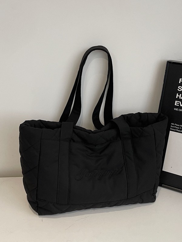 キルティングバッグ 大容量キルティングトートバッグ 韓国風おしゃれ