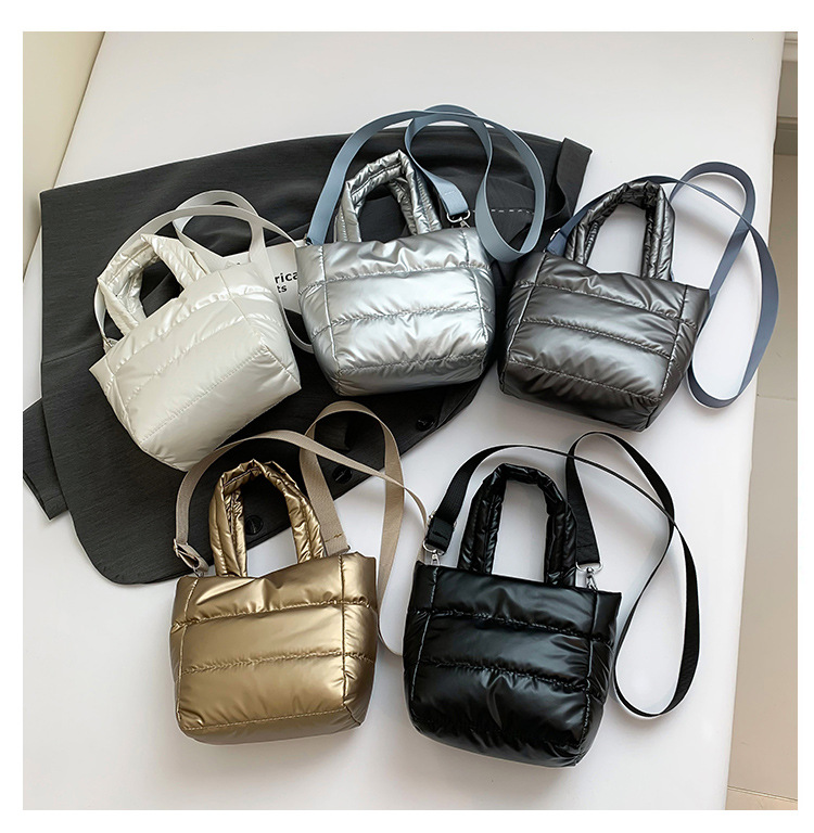 キルティングバッグ ふっくらキルティング中綿入りミニショルダーバッグ