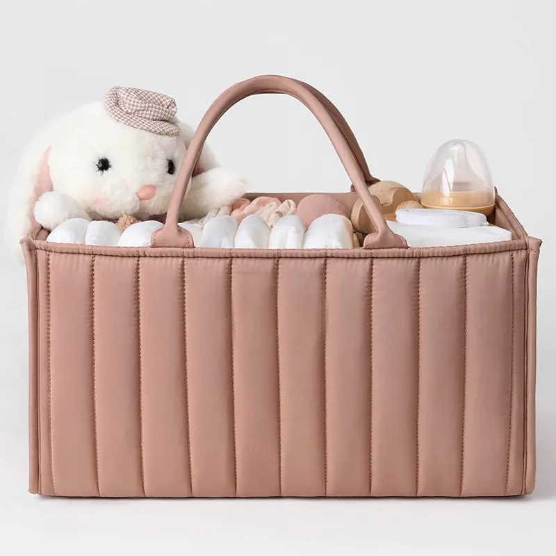 キルティングバッグ キルティングバッグ 赤ちゃん用収納キャリー おでかけ整理バッグ