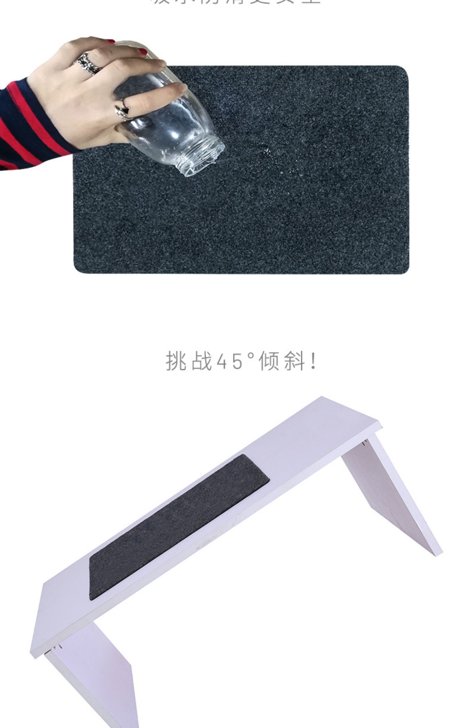 キッチンに最適な防滑マット 新型耐汚れ吸水防油 地面を守る水洗い可能
