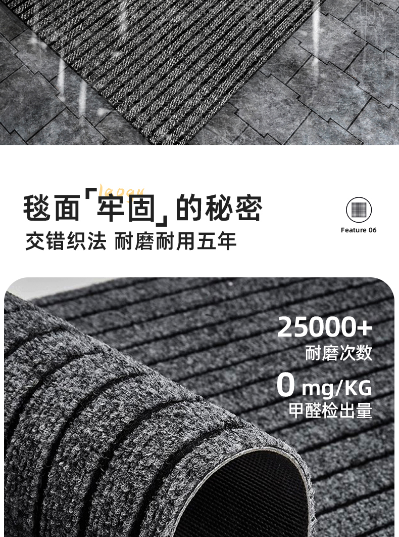 2025年新登場のキッチン用マット 玄関にぴったりな防滑デザイン おしゃれでカット可能