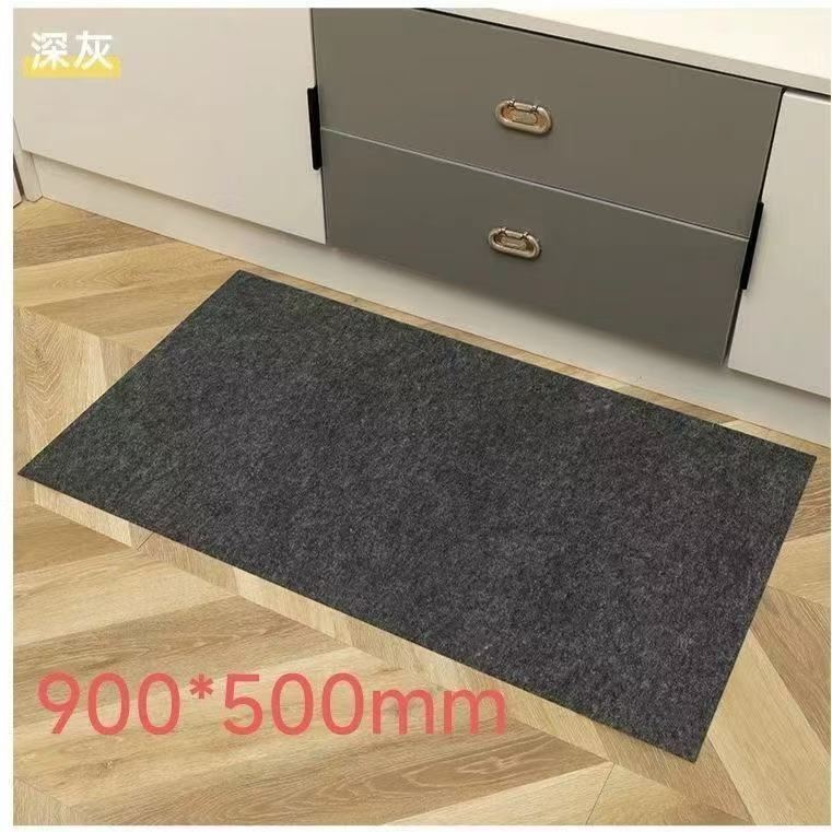 キッチン用マット 汚れを防ぎ 水分吸収 滑り止め機能付き 玄関にも最適