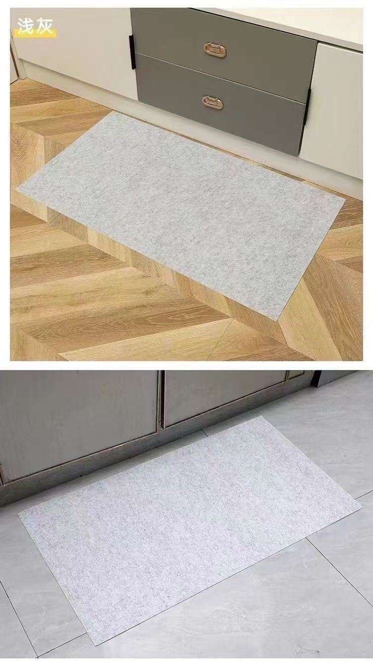 キッチン用マット 汚れを防ぎ 水分吸収 滑り止め機能付き 玄関にも最適
