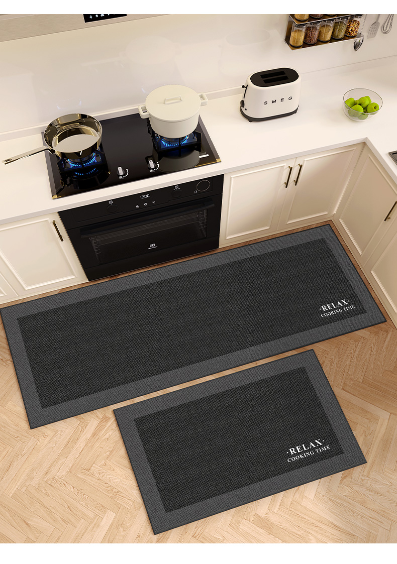 新作キッチン用マット 防滑吸水機能付き 汚れに強い便利なマット