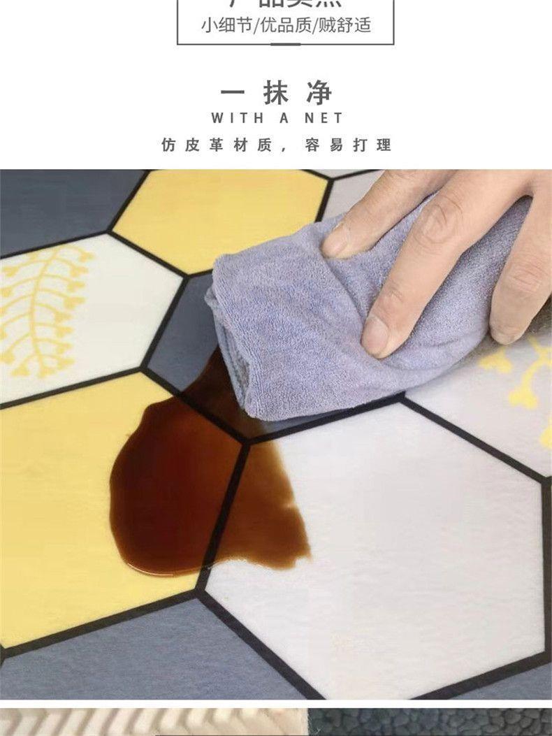 防水防油の高級感溢れるキッチンマット 洗える地毯でおしゃれな玄関やリビングに最適