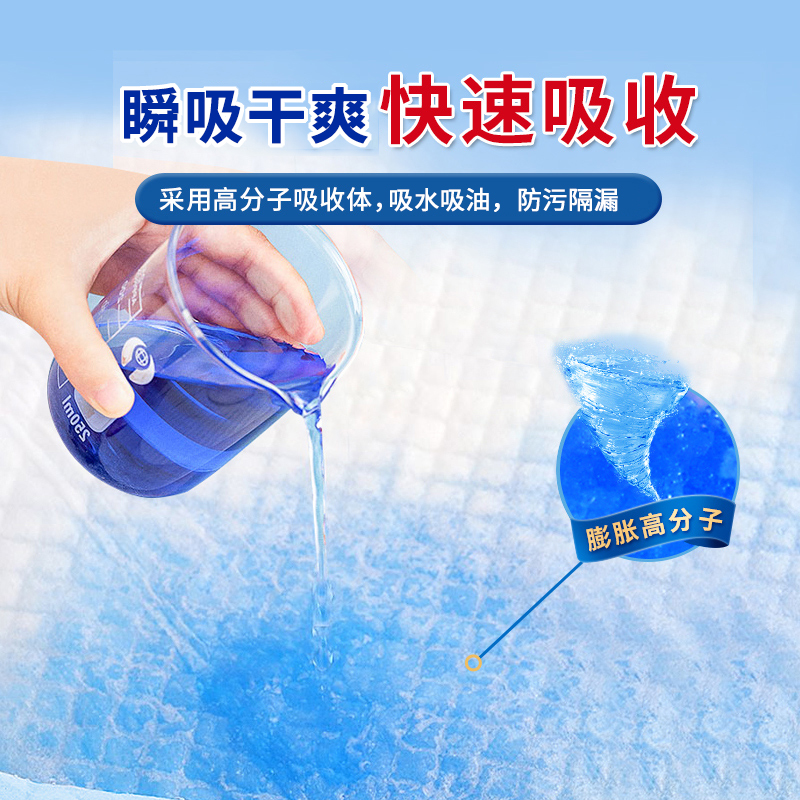防滑で油汚れも防ぐキッチン用マット 厚手で吸水性抜群 お手入れ簡単 大サイズ