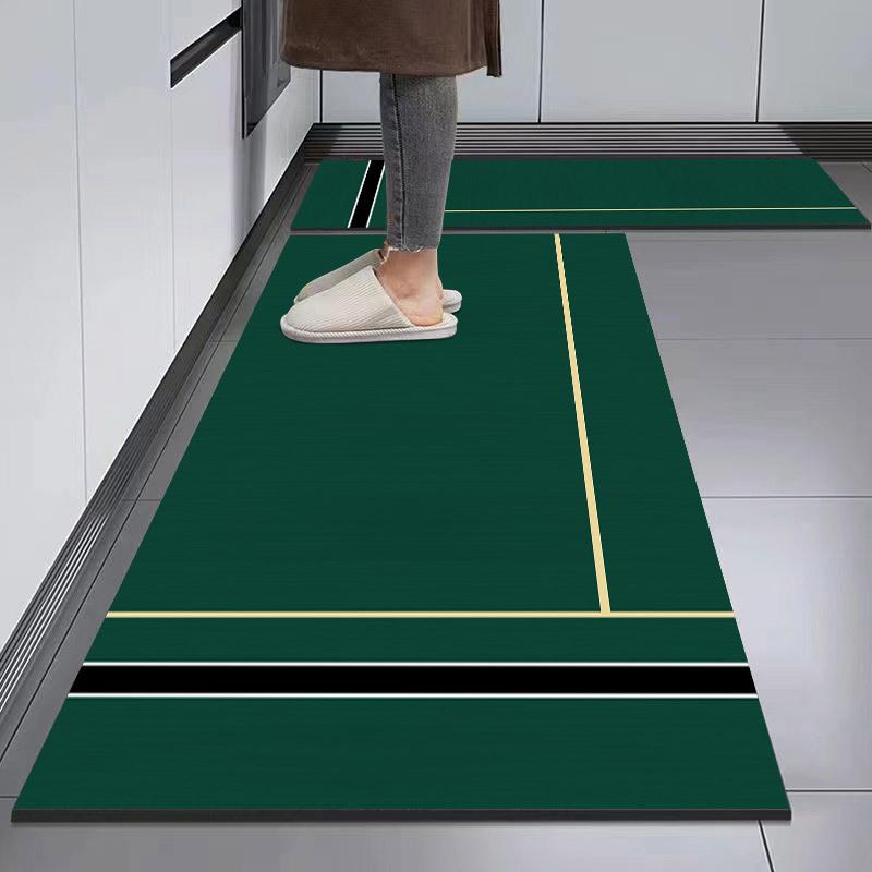 キッチン用防滑マット 汚れを防ぎ水分吸収もバッチリ 便利な長条型カーペット