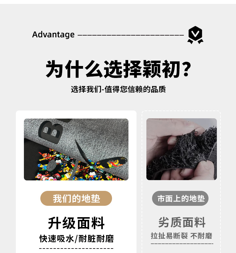 キッチンで使えるL型マット 防滑防油吸水でお手入れ簡単な便利アイテム