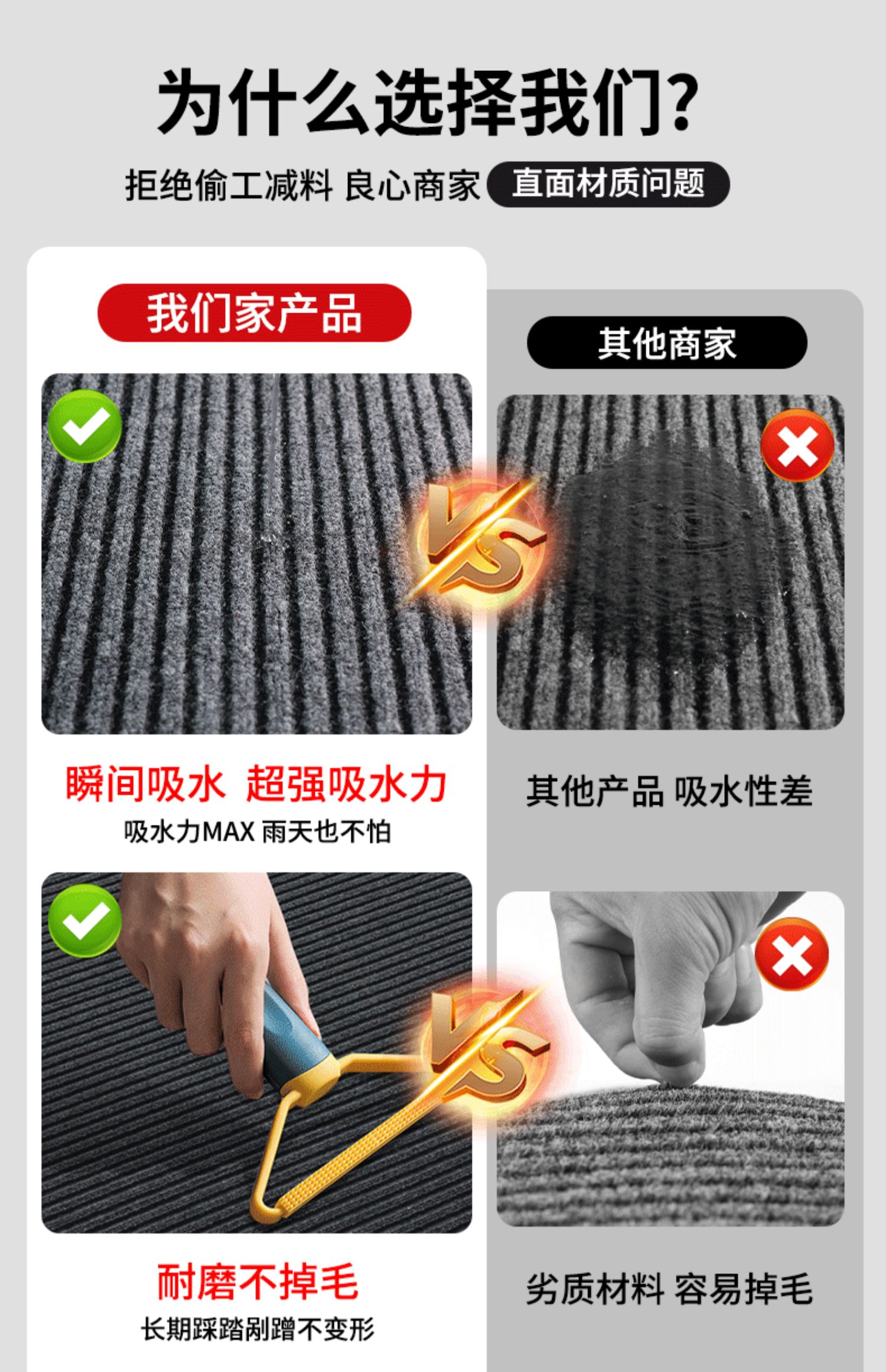 防滑キッチンマットで快適な空間を実現 吸水性抜群の玄関マット