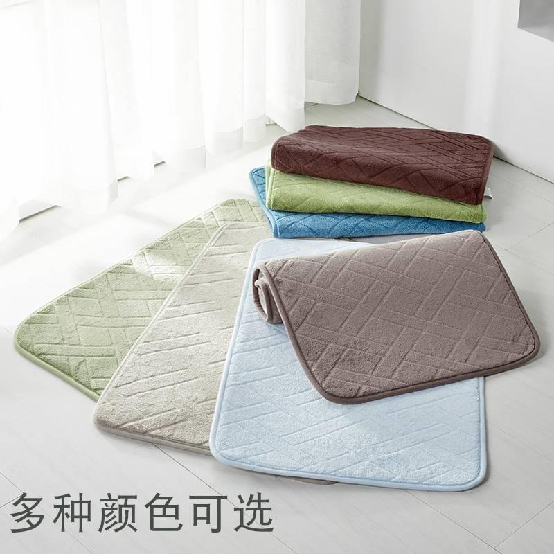 珊瑚キッチンマット 吸水防滑で安全な玄関と浴室の必需品