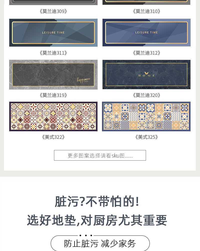 キッチン専用マット2024新登場防水防油お手入れ簡単吸水吸油滑り止め