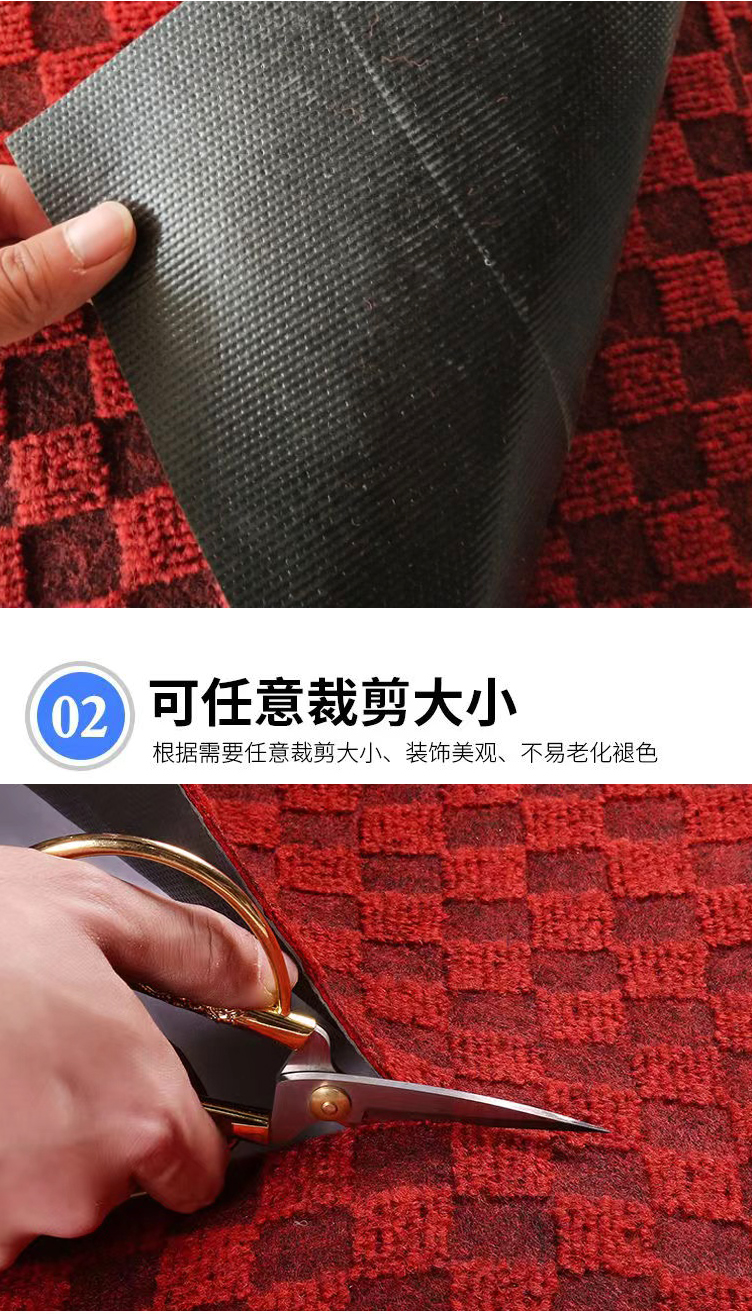 キッチン用の防滑マット 吸水性抜群でお手入れ簡単 除尘効果で清潔な空間を実現