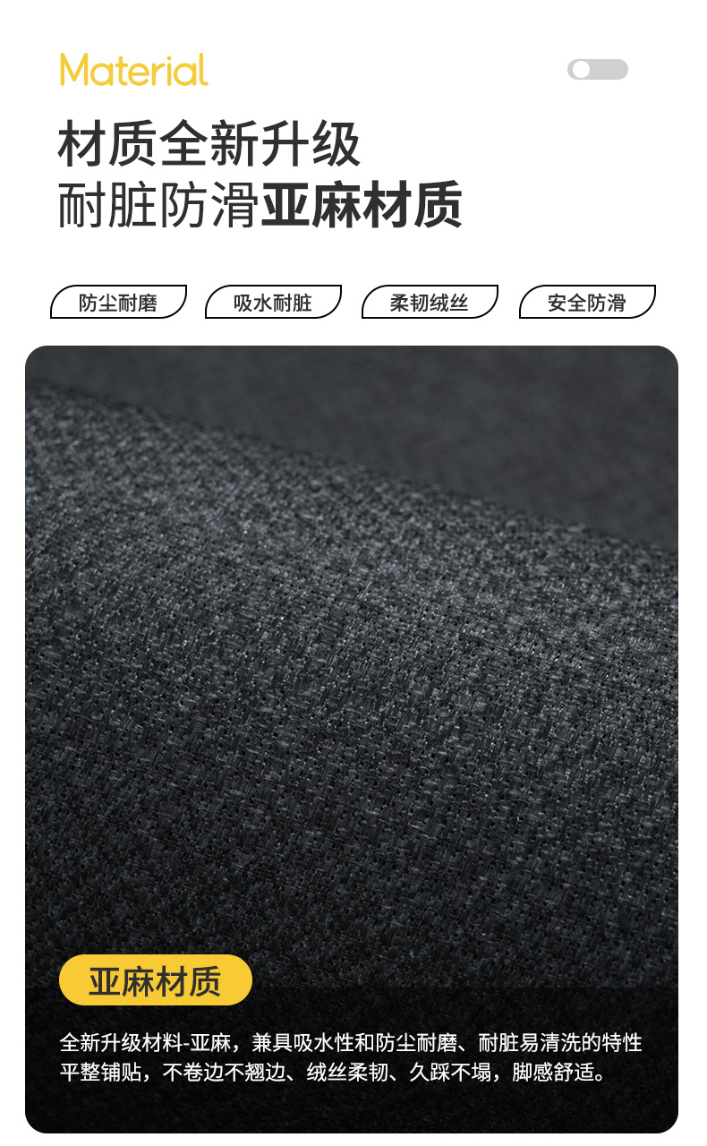 新作キッチンマット防滑吸水油汚れも安心お手入れ簡単