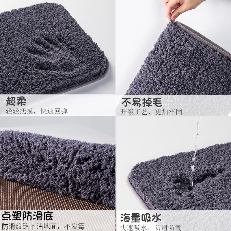 キッチンやリビングにぴったりな防滑マット 吸水性抜群の浴室用マットも完備