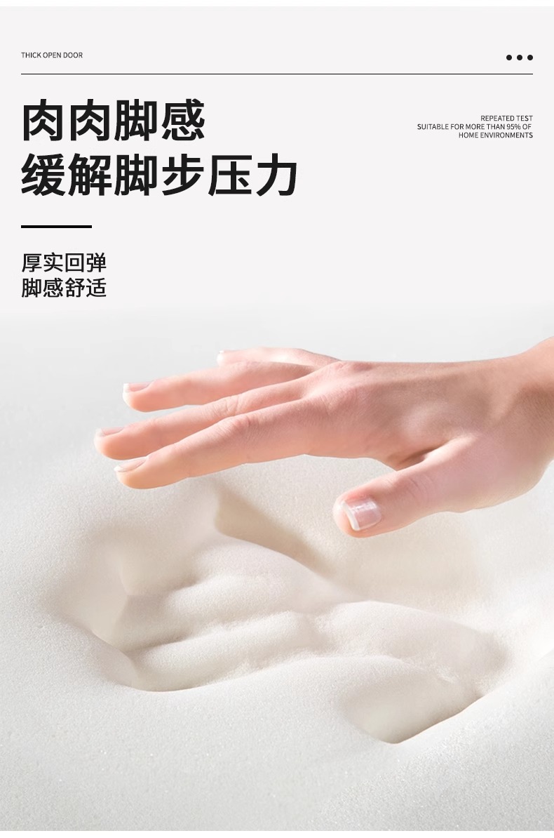 キッチン用の防水マット 汚れや油に強い新型長方形ラグ