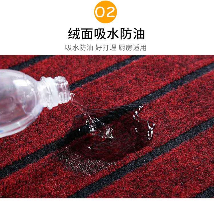 キッチン用の防油吸水マット入戸口にぴったりな大判サイズの便利マット