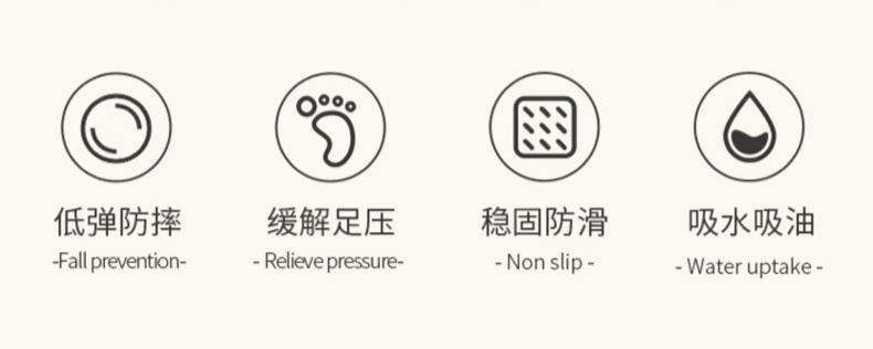キッチンで使える防滑マット 汚れに強く水を吸収しお手入れ簡単