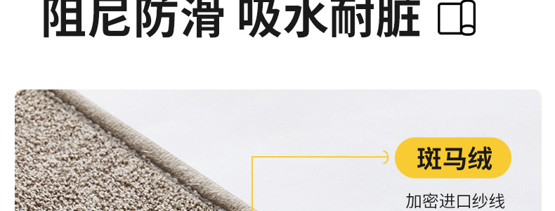 キッチン用の吸水マット 防滑で油汚れも安心 清掃不要の便利アイテム
