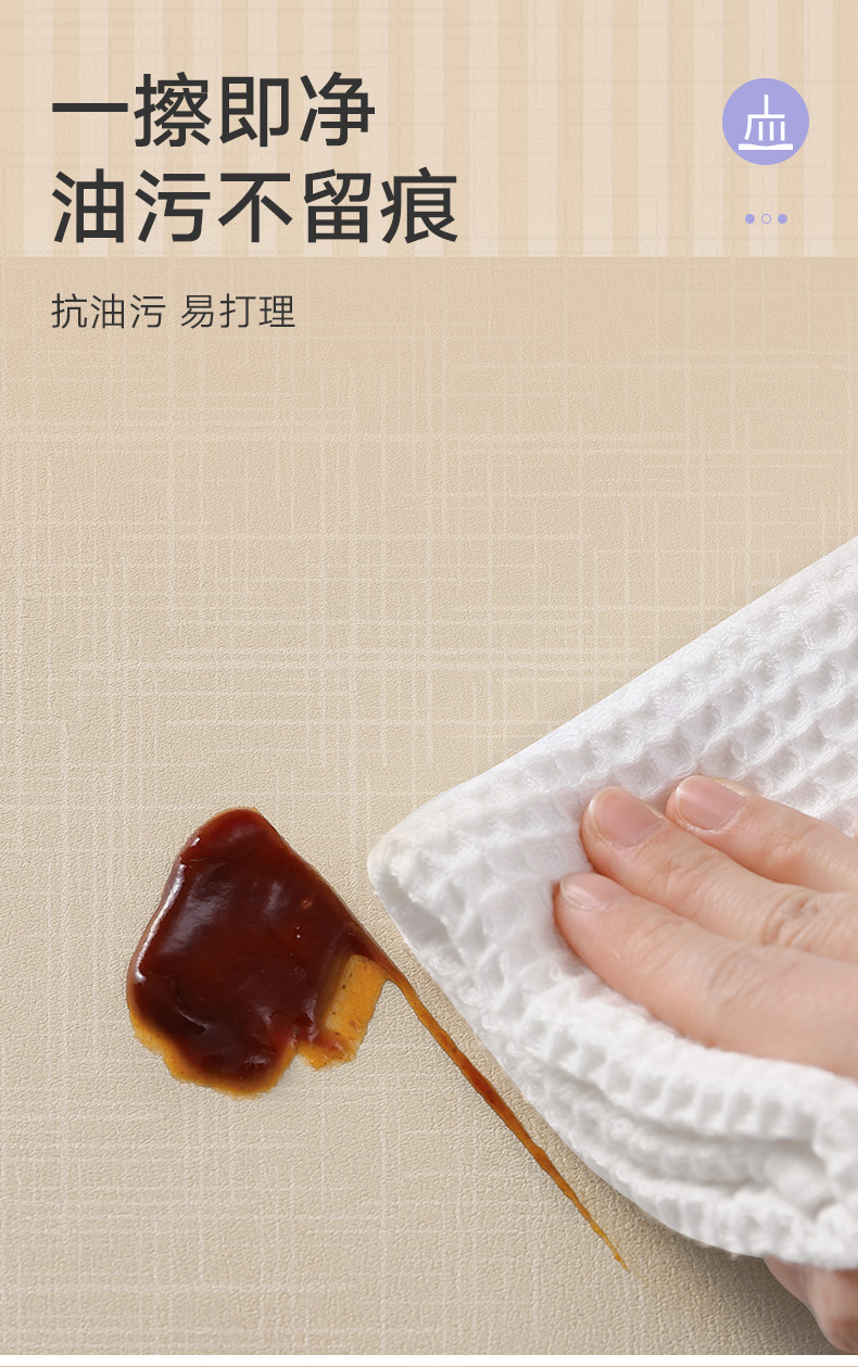 キッチン専用の防油防水マット 厚手で滑り止め機能付き 清潔感ある新しいデザイン