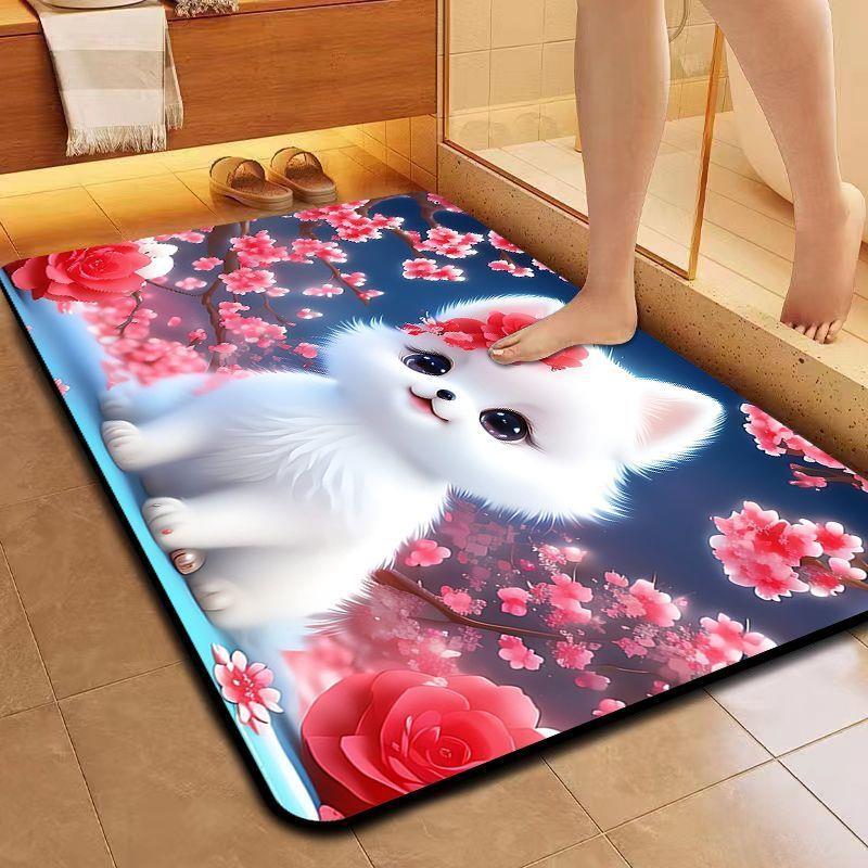高級吸水防滑キッチンマット速乾タイプ浴室用マット