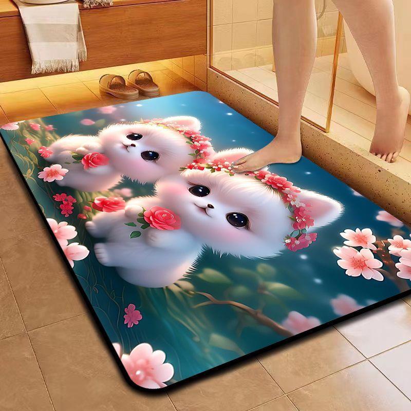 高級吸水防滑キッチンマット速乾タイプ浴室用マット