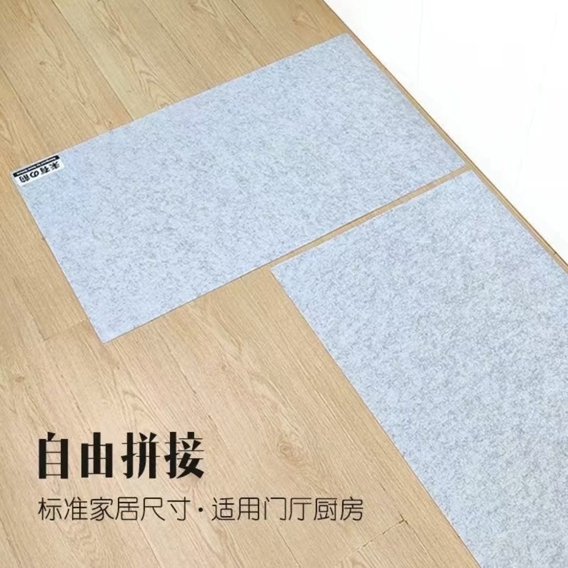 キッチン用マット 汚れ防止 吸水性抜群 滑り止め機能付き 玄関にも最適